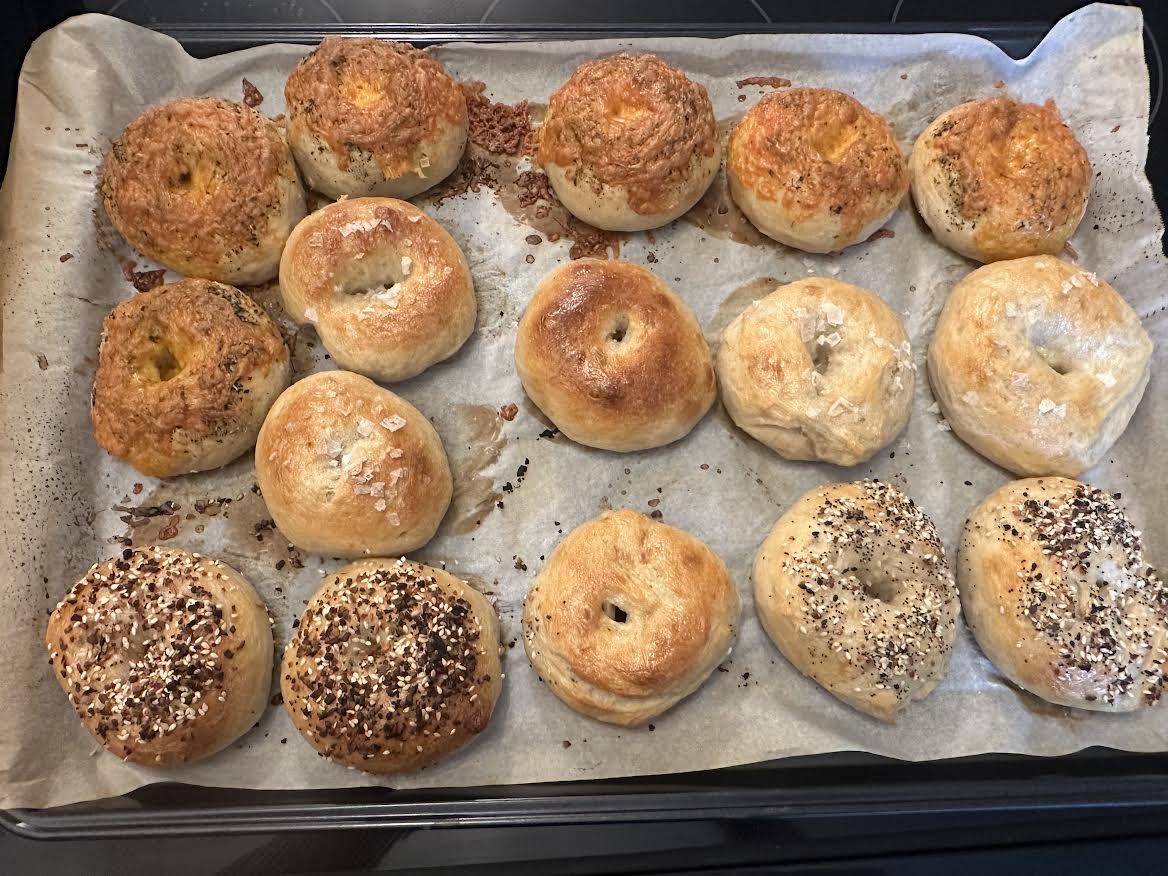 Sourdough Bagels