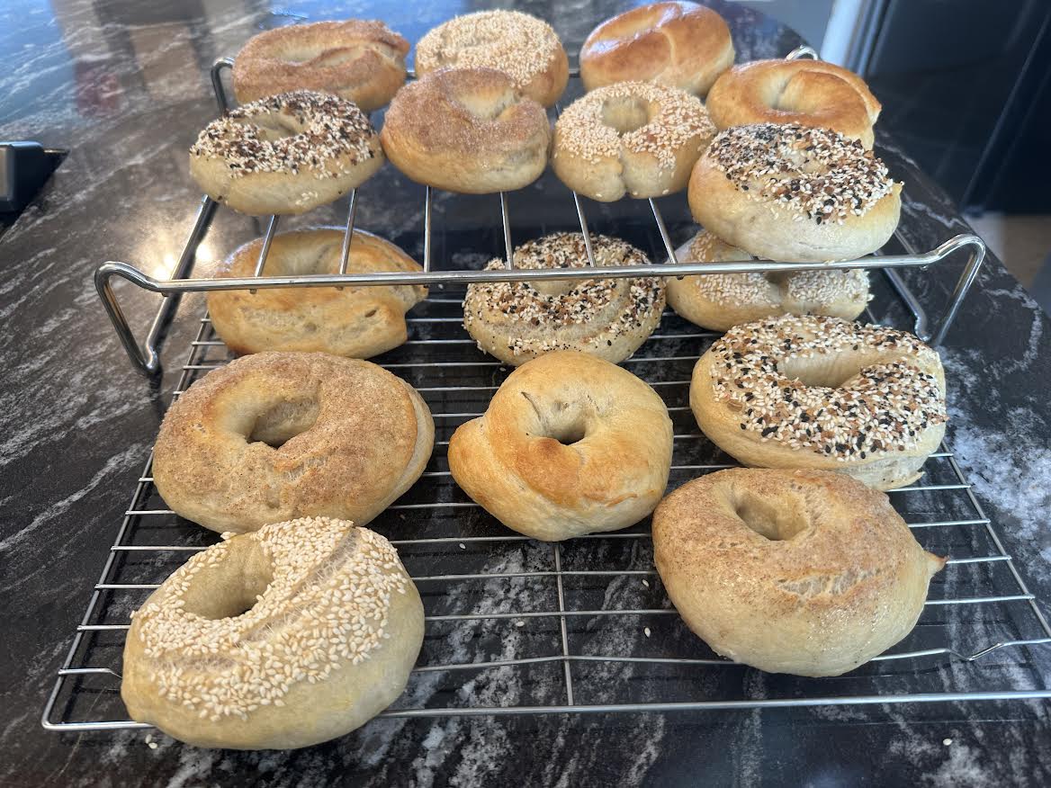 Sourdough Bagels