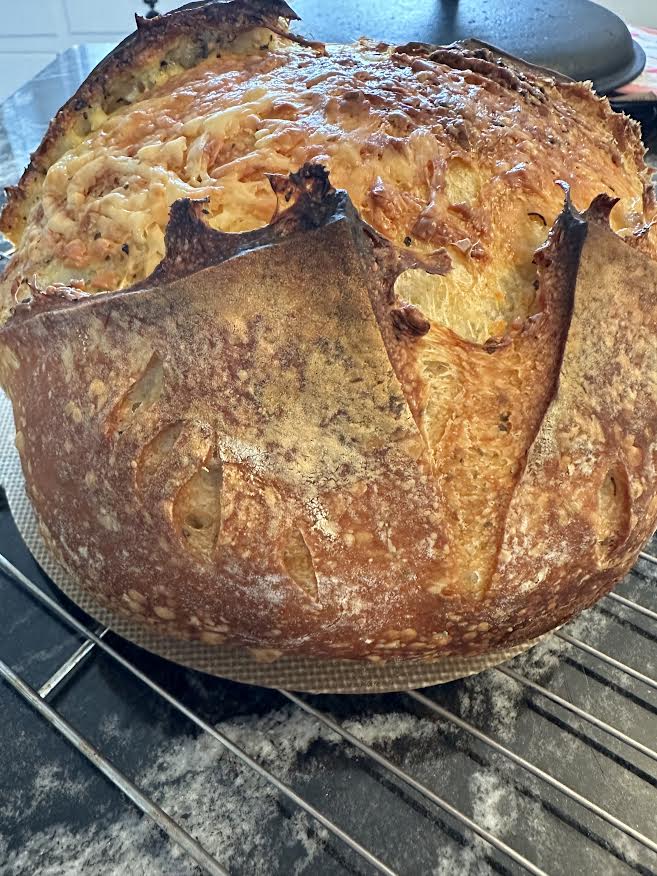 Herb and Cheese Sourdough