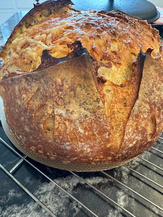 Herb and Cheese Sourdough