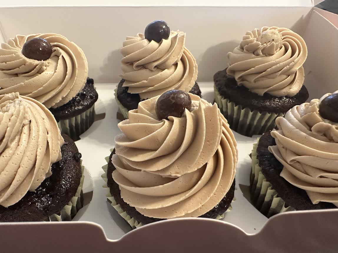 Mocha Coffee Bean Cupcakes Half Dozen