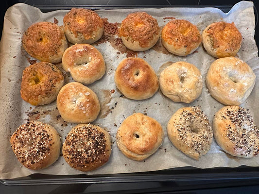 Sourdough Bagels